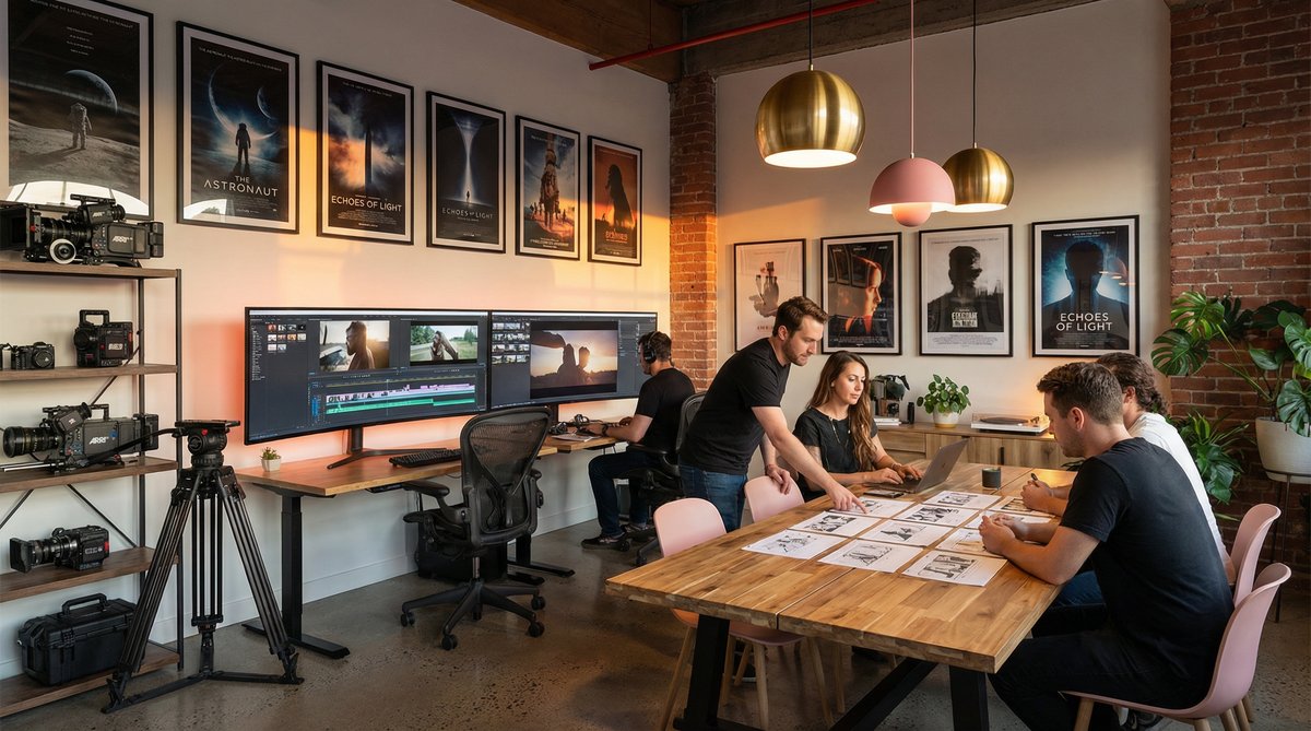 麻豆传媒影视传媒公司办公环境